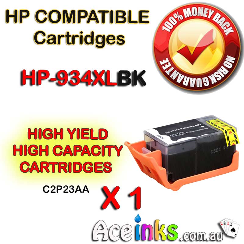 Compatible HP-934XL BK SINGLE BLACK